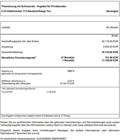 CITROEN C3 Ansicht 18 für Fahrzeugdetailseite