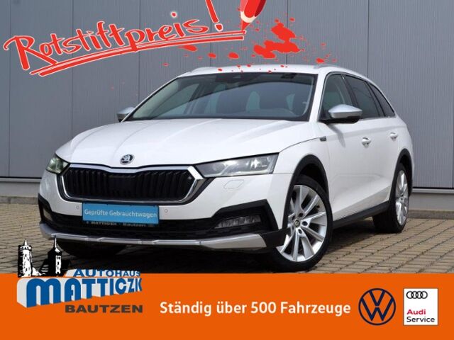 SKODA Octavia 2.0 TDI 4x4 DSG Scout AHK/18-ZOLL/MATRIX/NAVI/HEAD-UP/INFO+KOMFORT+TRANSPORT