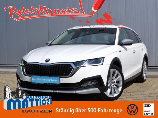SKODA Octavia 2.0 TDI 4x4 DSG Scout AHK/MATRIX/NAVI/INFOTAIN+KOMFORT+TRANSPORT-PAKET/18-ZOLL/
