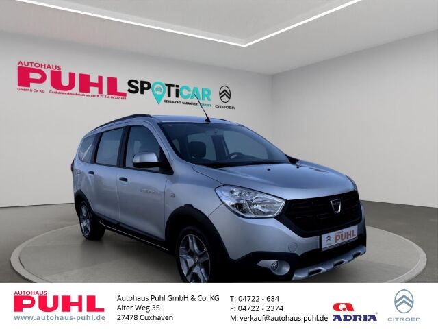DACIA Lodgy Stepway Navi CarPlay  Fahrerprofil DAB SHZ Temp Tel.-Vorb. PDC Lodgy
