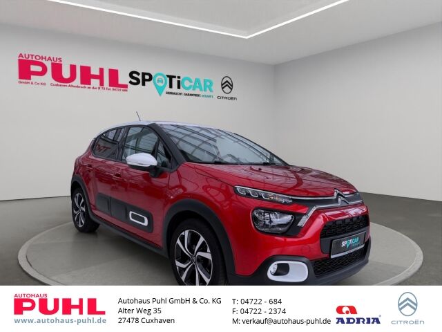 CITROEN C3 Shine Pack Navi LED  CarPlay Rückfahrkamera AH Klimaautom Musikstreaming DAB Spurhalteass. C3
