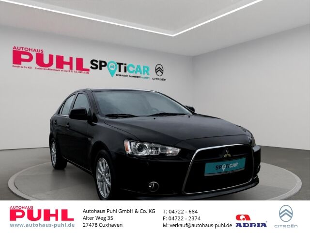 MITSUBISHI Lancer im Kundenauftrag.Xenon Dyn. Kurvenlicht Klimaautom SHZ Notbremsass. Temp PDC Regensensor