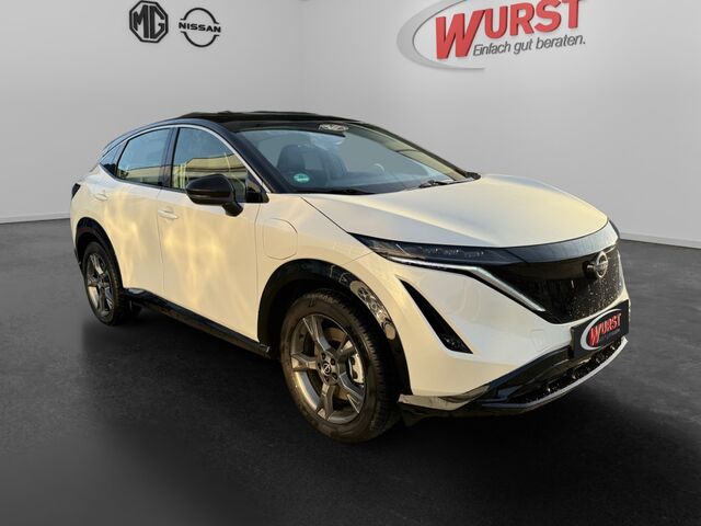 NISSAN Ariya 63 kWh 22kW CCS Wärmepumpe Alcantara Kamera SHZ Navi LED Ansicht 6 für Fahrzeugdetailseite