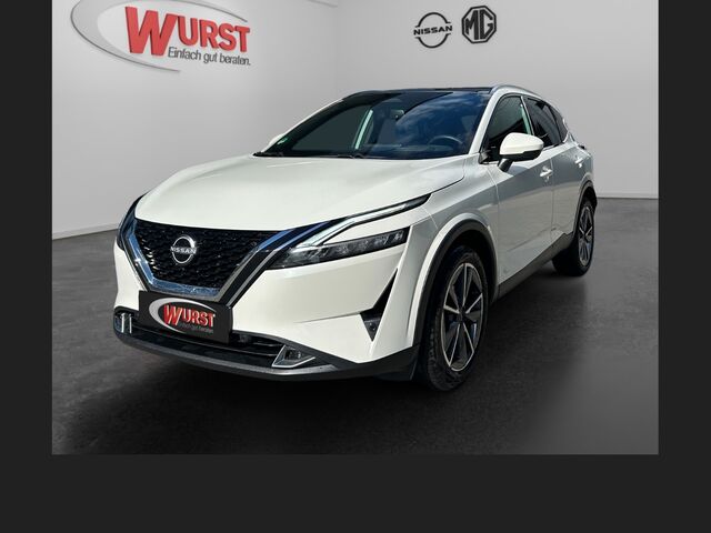 NISSAN Qashqai Tekna MY22 1.3 DIG-T MHEV HUD Panorama Navi 360 Kamera LED ACC El. Heckklappe Vorschau für Listenansicht
