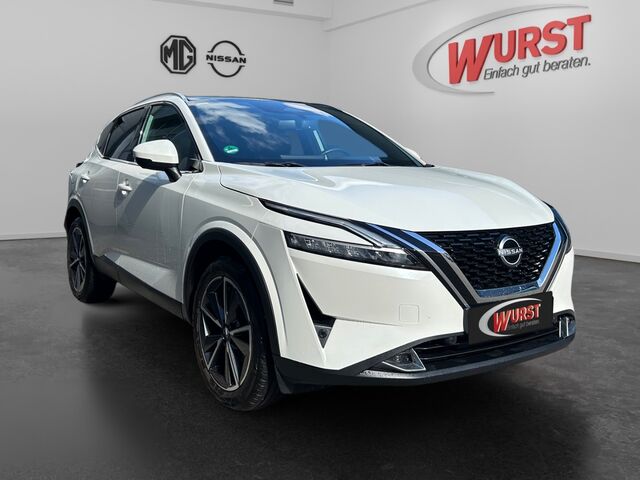 NISSAN Qashqai Tekna MY22 1.3 DIG-T MHEV HUD Panorama Navi 360 Kamera LED ACC El. Heckklappe Ansicht 6 für Fahrzeugdetailseite