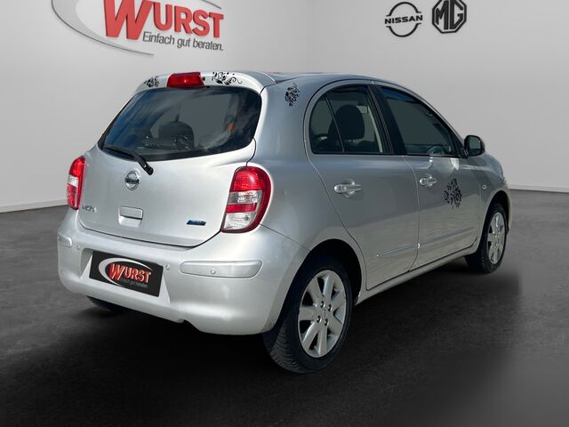 NISSAN Micra Acenta Klimaautom Temp Tel.-Vorb. PDC Speedlimiter Alu Freisprech BT el.SP Ansicht 5 für Fahrzeugdetailseite