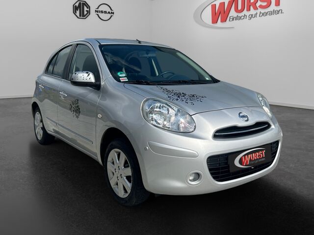 NISSAN Micra Acenta Klimaautom Temp Tel.-Vorb. PDC Speedlimiter Alu Freisprech BT el.SP Ansicht 6 für Fahrzeugdetailseite