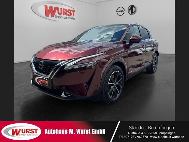 NISSAN Qashqai 1.5VC-T e-Power Tekna HeadUpDisplay PanoGlasDach Navi RundumKameras VollLED el.Heckklappe Vorschau für Listenansicht