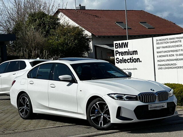 BMW 330 e M Sport HUD GlasD.SuView.Ha/Ka.Ad-Fahrw.AHK Sportpaket Bluetooth Navi LED Klima Aktivlenkung St Ansicht 2 für Fahrzeugdetailseite