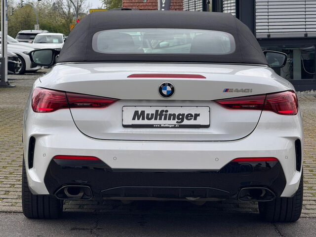 BMW M440 i xDr. M Sport Cabrio HUD AK Ha/Ka 19 Sportpaket Bluetooth Navi LED Vollleder Klima PDC el. Fens Ansicht 10 für Fahrzeugdetailseite