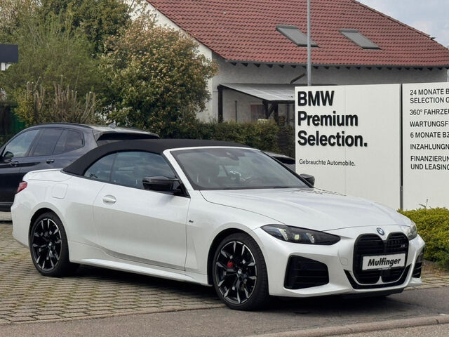 BMW M440 i xDr. M Sport Cabrio HUD AK Ha/Ka 19 Sportpaket Bluetooth Navi LED Vollleder Klima PDC el. Fens Ansicht 3 für Fahrzeugdetailseite