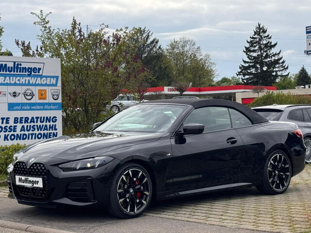 BMW 420 d Cabrio M Sport AHK HUD Ha/Ka Lenkh. 19 Sportpaket Navi LED Vollleder Klima Aktivlenkung PDC el. Ansicht 5 für Fahrzeugdetailseite