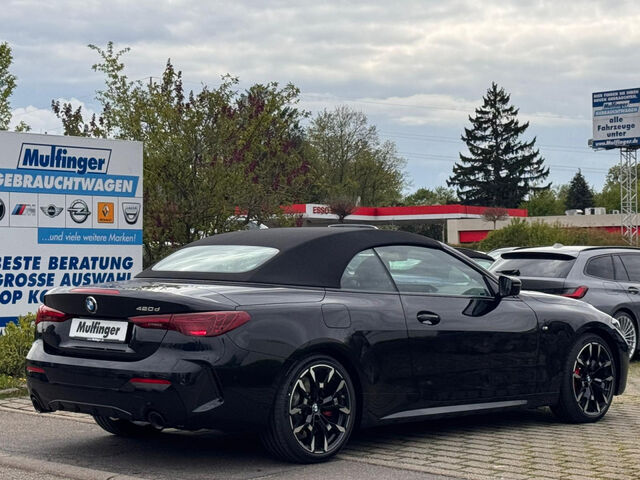 BMW 420 d Cabrio M Sport AHK HUD Ha/Ka Lenkh. 19 Sportpaket Navi LED Vollleder Klima Aktivlenkung PDC el. Ansicht 6 für Fahrzeugdetailseite