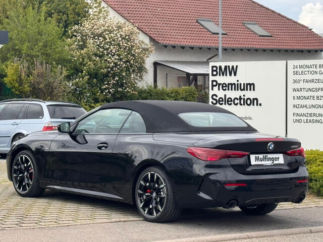 BMW 420 d Cabrio M Sport AHK HUD Ha/Ka Lenkh. 19 Sportpaket Navi LED Vollleder Klima Aktivlenkung PDC el. Ansicht 8 für Fahrzeugdetailseite