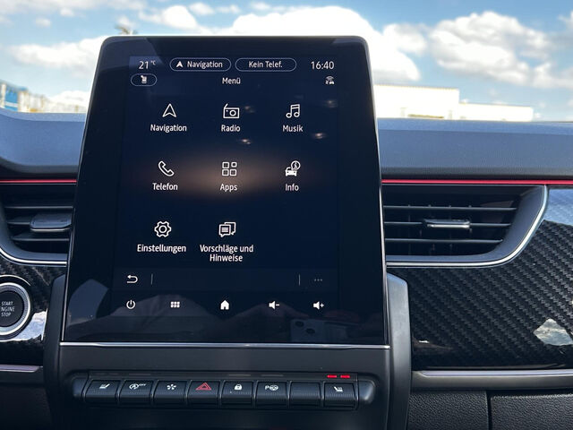 RENAULT Arkana TCe160 R.S.Line ACC Navi Kamera Lenkradh Sportpaket Bluetooth LED Klima Einparkhilfe el. Fens Ansicht 13 für Fahrzeugdetailseite