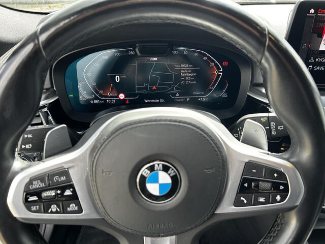 BMW 530 d xDr M Sport HUD ACC Standh.Laser KomfS.AHK Sportpaket Bluetooth Navi Vollleder Klima Standhzg P Ansicht 13 für Fahrzeugdetailseite