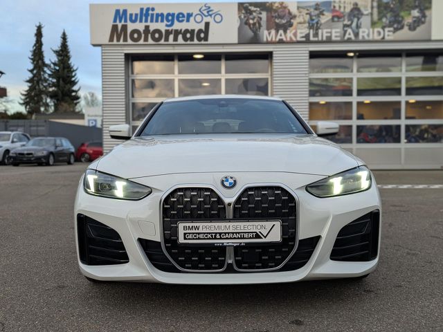 BMW 430 Gran Coupe 430d xDr. GC. M Sport HUD ACC SurView GlasD. AHK Sportpaket Bluetooth Navi LED Vollleder Klima Aktiv Ansicht 3 für Fahrzeugdetailseite