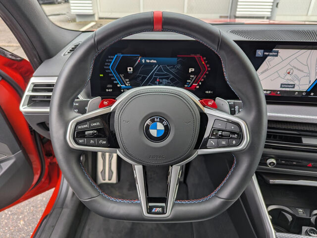 BMW M3 Compet.xDrive T.Compound HUD Bi-Color 19/20 Sportpaket Bluetooth Navi LED Vollleder Klima PDC el. Ansicht 13 für Fahrzeugdetailseite