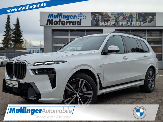 BMW X7 x40i M Sport IntAktivL.Standh.KomfS.Soft AHK Sportpaket Bluetooth HUD Navi LED Vollleder Klima Lu Ansicht 1 für Fahrzeugdetailseite