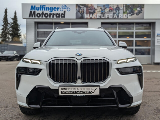 BMW X7 x40i M Sport IntAktivL.Standh.KomfS.Soft AHK Sportpaket Bluetooth HUD Navi LED Vollleder Klima Lu Ansicht 3 für Fahrzeugdetailseite
