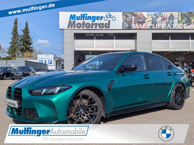 BMW M3 Comp.Compound Alc-Lenkr.GlasD.HUD Sitzbel.H/K Sportpaket Bluetooth Navi LED Vollleder Klima PDC e Ansicht 1 für Fahrzeugdetailseite
