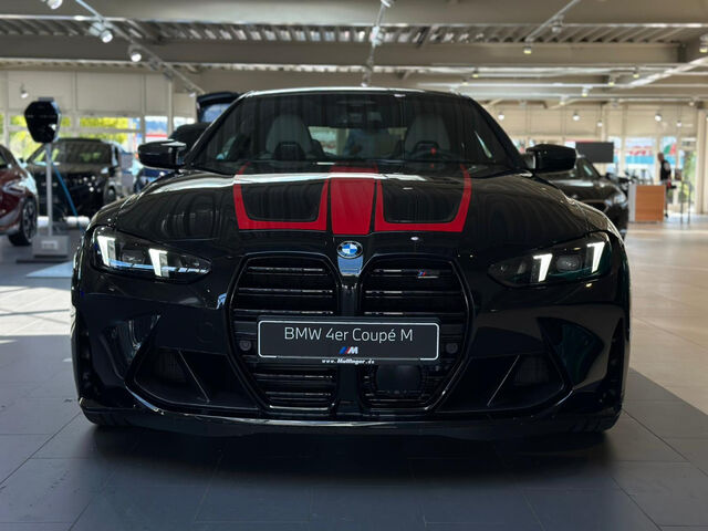 BMW M4 Competition CoupÃ© M xDrive Ultimate Carbon 20 Sportpaket Bluetooth HUD Navi LED Vollleder Klim Ansicht 4 für Fahrzeugdetailseite