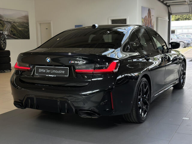 BMW M340d xDrive AHK ACC GlasD. Ha/Ka Standhzg. 19 Sportpaket Bluetooth HUD Navi LED Vollleder Klima Akt Ansicht 6 für Fahrzeugdetailseite