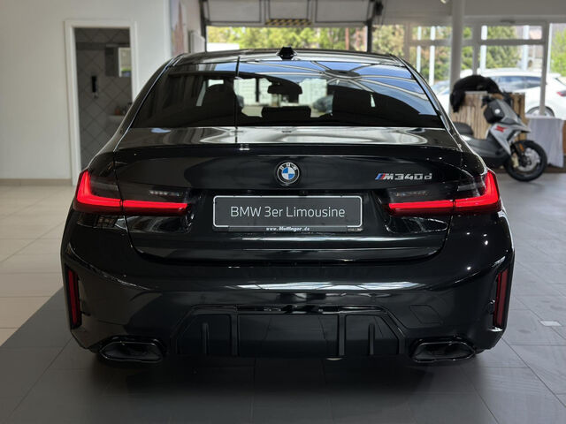 BMW M340d xDrive AHK ACC GlasD. Ha/Ka Standhzg. 19 Sportpaket Bluetooth HUD Navi LED Vollleder Klima Akt Ansicht 7 für Fahrzeugdetailseite