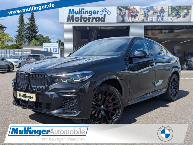 BMW X6 x30d M Sport Ad-M-Fahrw.Kamera Live-Prof.22 Sportpaket Bluetooth Navi LED Vollleder Klima PDC el. Ansicht 1 für Fahrzeugdetailseite