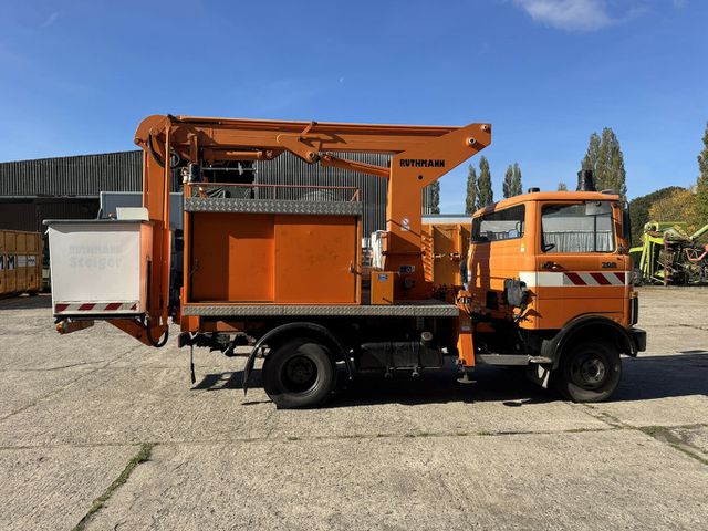 MERCEDES-BENZ LP 709 Arbeits- Hebebühne Grünes Kennzeichen...