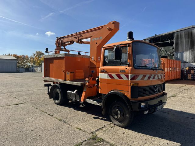 MERCEDES-BENZ LP 709 Arbeits- Hebebühne Grünes Kennzeichen...