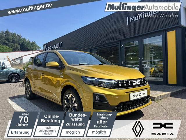 DACIA Sandero Journey TCe 100 KAMERA SHZ TOTER-WINKEL Ansicht 1 für Fahrzeugdetailseite