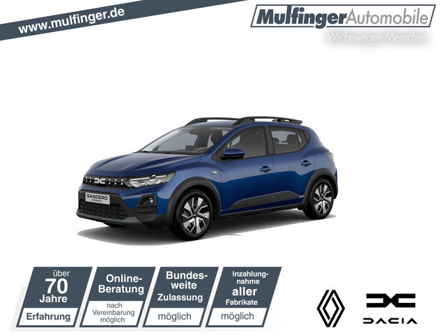 DACIA Sandero Stepway Expression TCe 110 ABS ESP ZV NS Ansicht 1 für Fahrzeugdetailseite