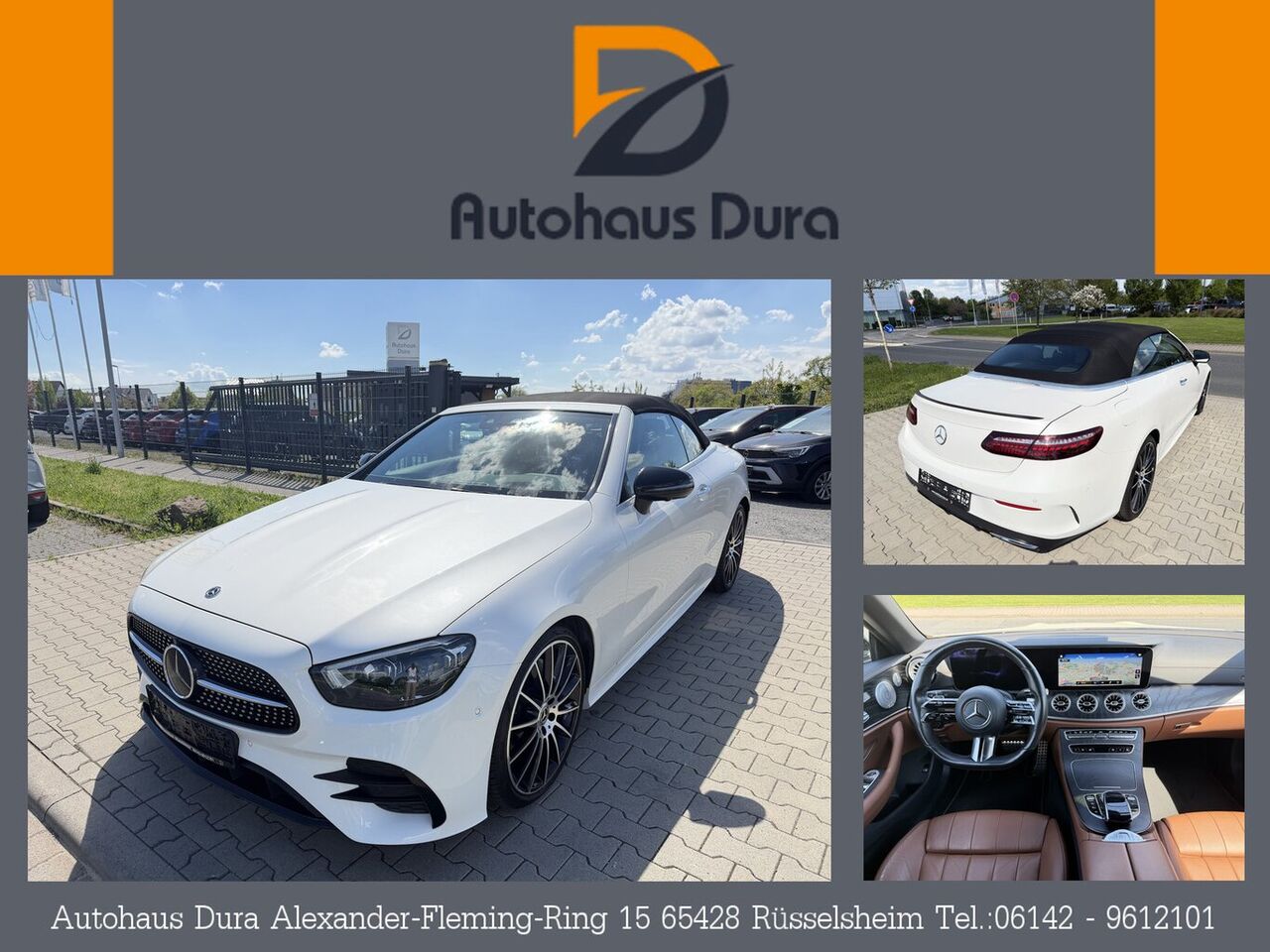 MERCEDES-BENZ E 220 d Cabrio AMG Line Aut. Navi+Leder+Led+Shz...