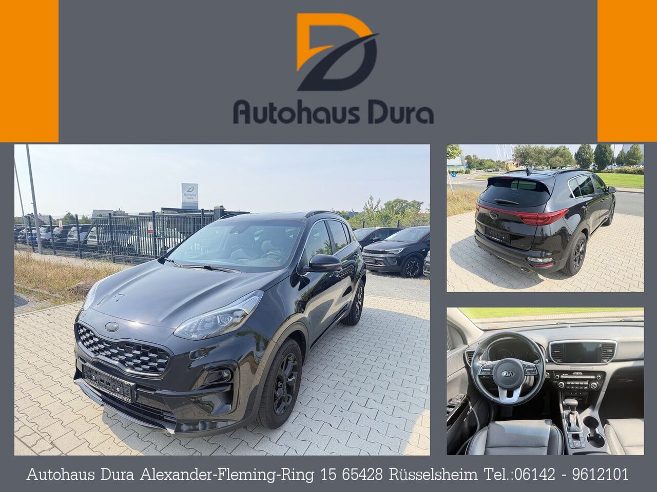 KIA Sportage 1.6 T-GDI Black Edition 4WD Aut. Navi...