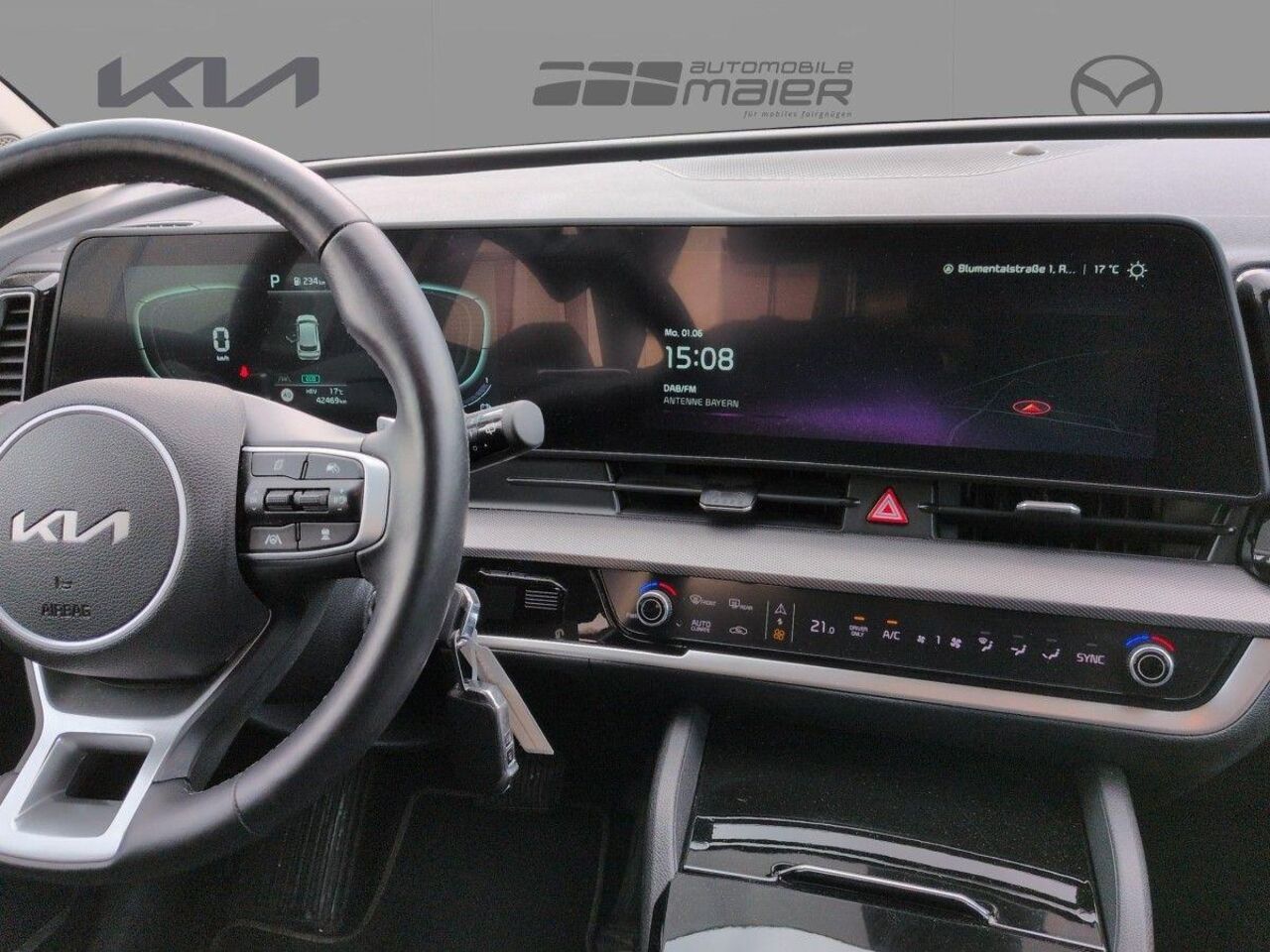 KIA Sportage 1.6l PHEV KOMFORT*ALLRAD*AHK*NAVI*265PS Ansicht 10 für Fahrzeugdetailseite