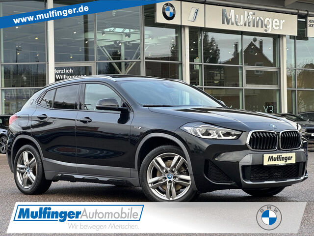 BMW X2 x25e M Sport X Navi HiFi PanoD.Kamera el-Sitz Sportpaket Bluetooth LED Klima Standhzg PDC el. Fen Ansicht 1 für Fahrzeugdetailseite
