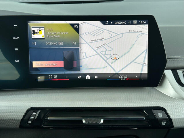 BMW 220 Active Tourer 220d AT. ACC Kamera Ad-LED Lenkh.Navi AHK 17 Bluetooth Klima PDC el. Fenster Ansicht 15 für Fahrzeugdetailseite