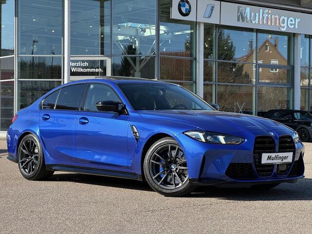 BMW M3 Comp. HUD DrivAssProf.Lenkradh. GlasD.Ha/Ka Sportpaket Bluetooth Navi LED Vollleder Klima Aktivle Ansicht 2 für Fahrzeugdetailseite
