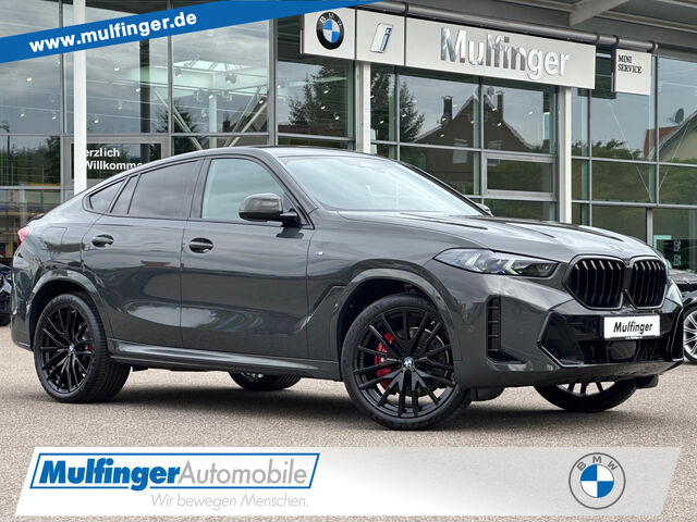 BMW X6 x30d M Sport PRO HUD ParkProf.Ha/Ka AHK 22 Sportpaket Bluetooth Navi LED Vollleder Klima PDC el. Ansicht 1 für Fahrzeugdetailseite