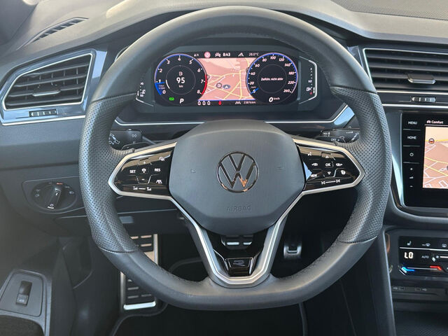 VW Tiguan 2.0 Allspace R-Line Pano LED Har/Kar AHK Sportpaket Bluetooth Navi Klima Aktivlenkung Einpark Ansicht 14 für Fahrzeugdetailseite