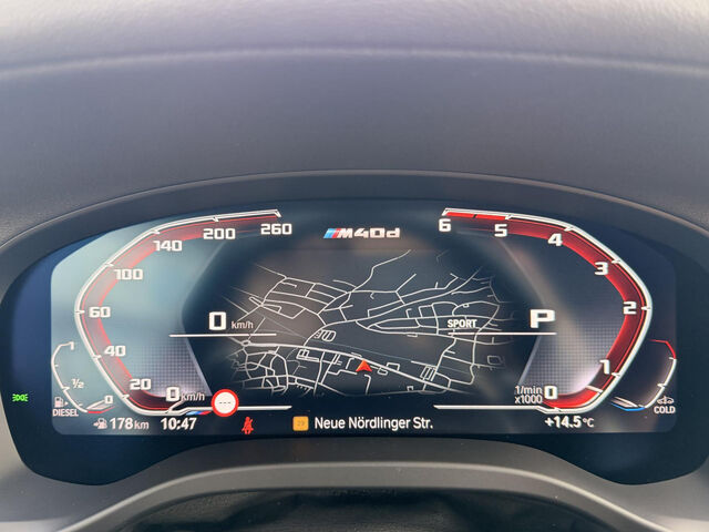 BMW X3 M40 d Standh.SuView.ACC HUD Laser Lenkradh.AHK Sportpaket Bluetooth Navi Vollleder Klima Aktivlenk Ansicht 12 für Fahrzeugdetailseite