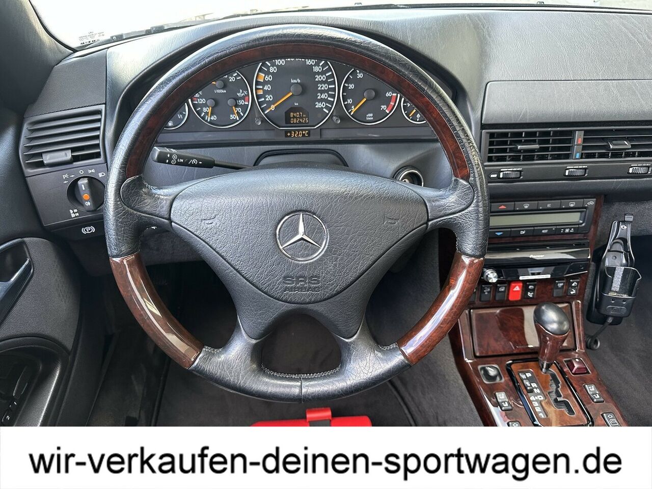 MERCEDES-BENZ SL 320 Dt. Fzg. top Ausst. außgw. Zustand. MB-KD...