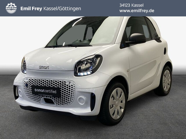 SMART fortwo coupe EQ-Sitzhzg-22kW-Lader-Ganz in weiß