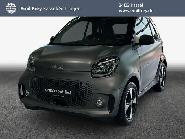 SMART fortwo cabrio EQ passion MATT, Verdeck rot, 22 kW smart fortwo electric drive