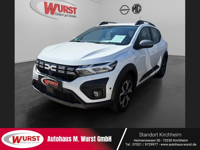 DACIA Sandero III Stepway Expression+ Navi LED Allwetter Rückfahrkamera Scheckheftgepflegt SHZ