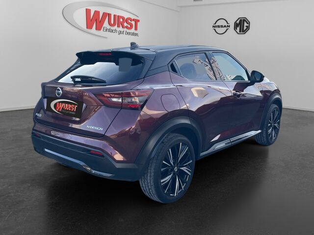 NISSAN Juke 1.0 DIG-T DCT N-Design Rundumkamera 19 BOSE Alcantara Ansicht 5 für Fahrzeugdetailseite
