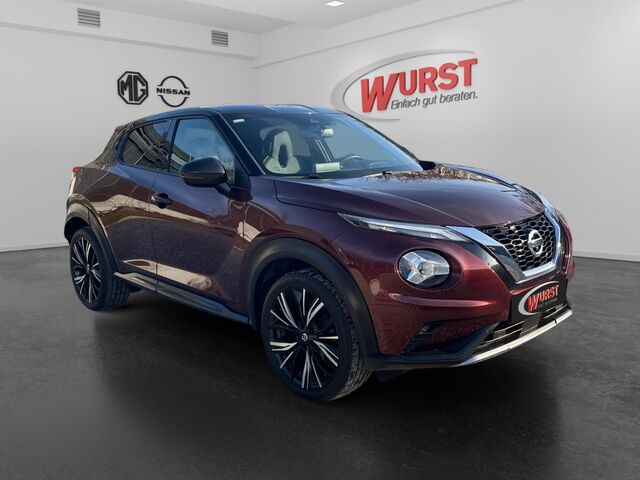 NISSAN Juke 1.0 DIG-T DCT N-Design Rundumkamera 19 BOSE Alcantara Ansicht 6 für Fahrzeugdetailseite