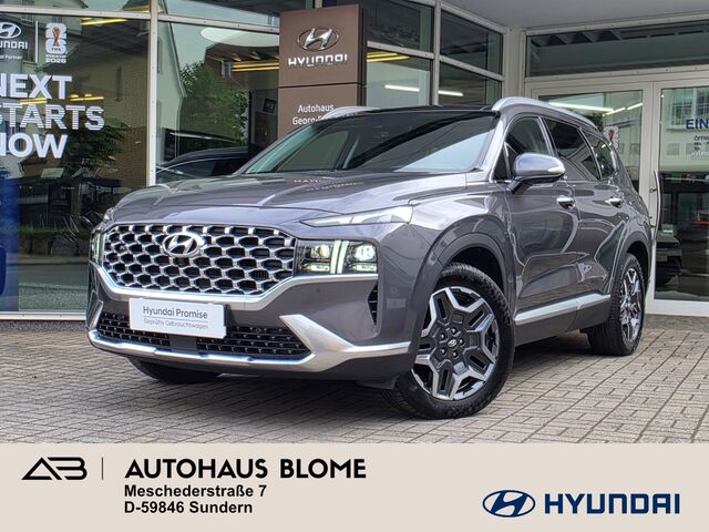 HYUNDAI Santa Fe PHEV 1.6 T-GDI A/T 4WD Prime / AHK / Winterräder / Pano / 360° / Leder / Totwinkel / Navi Vorschau für Listenansicht