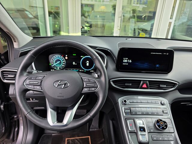 HYUNDAI SANTA FE PHEV 1.6 T-GDI A/T 4WD Prime / AHK / Winterräder / Pano / 360° / Leder / Totwinkel / Navi Ansicht 19 für Fahrzeugdetailseite